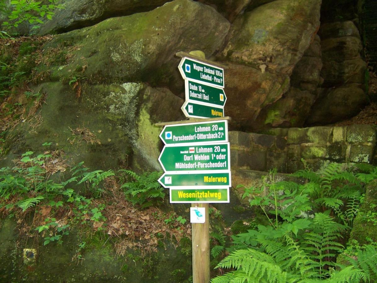 Pension Am Nationalpark Stadt Wehlen Exterior photo